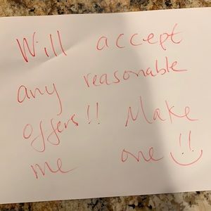 Not for sale. Make me an offer!